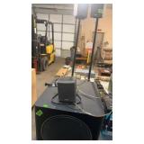 3 YAMAHA SPEAKERS & POLK AUDIO SUB WOOFER