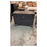 WOOD BLANKET CHEST