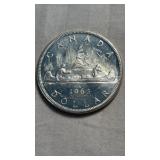 1963 CANADA SILVER DOLLAR