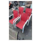 4 MATCHING PATIO CHAIRS