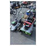 EGO CORDLESS RECHARGABLE LAWNMOWER, SNOW
