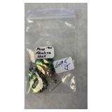 PAUA ABOLONY SHELL SILVER EARRINGS