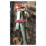 GROUP OF BAR CLAMPS