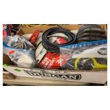 BX W/ KNEE PADS, ELECTRIC FENCE WIRE PARTIAL