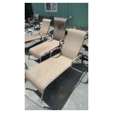 3 CHAISE LOUNGE CHAIRS