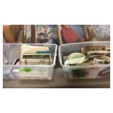 TRAY OF POSTCARDS & TRAY OF BAR/BEER COASTERS