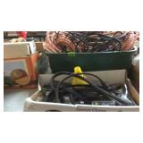 2 BX W/  BUNGEE CORDS, TRAILER BALLS, ROPE &