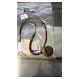 AMMONITE NECKLACE STERLING SILVER CLASP