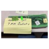 140 COUNT 7MM BULLETS  **WE DO NOT SHIP AMMO