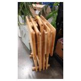 WOOD TV TRAYS