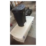 3 ROLLINGORAGNIZERS & WASTE BASKET