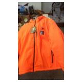 NWT MOSSY OAK INSULATED MENS PARKA ORANGE SIZE 2XL