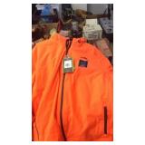 NWT MOSSY OAK INSULATED MENS PARKA ORANGE 2XL