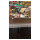 BX OF COLLECTIBLE ITEMS, SPOONS, MINIATURE COWBOY