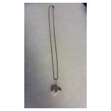 925 SILVER CHAIN W/925 MEXICO MADE PENDENT