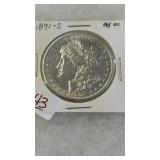 1891-S MORGAN SILVER DOLLAR