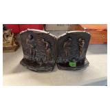 PR OF ANTIQUE BOOK ENDS