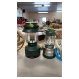 2 BATTERY OP LANTERNS COLEMAN & GE