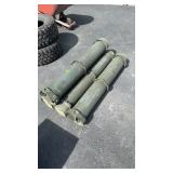 4 ARMY PROJECTILE SYLINDERS