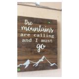 WOODEN DECORATIVE SIGN