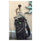 PING ZING 2 IRON, OTHER CLUBS & GOLF BAG