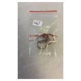 BAG OF SILVER RINGS *SOME NEED REPAIR