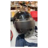 MOTORCYCLE HELMET, BLK SIZE SM W/ SHIELD & BAG