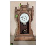 ANTIQUE PENDULUM MATLE CLOCK *NO GLASS