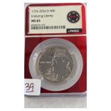 1776-2026 ENDURING LIBERTY MS65 HALF DOLLAR