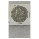 1891-O MORGAN SILVER DOLLAR