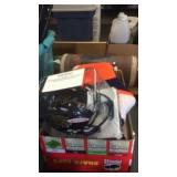MARK BRUNELL MINI HELMET, CHICAGO BEARS BLANKET