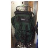 GREEN JANSPORT BACKPACK