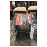 CUSTOM MADE TABLE FROM SKIS