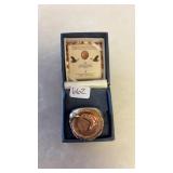 INDIAN HEAD PENNY MENS RING 925 SILVER