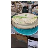 GROUP OF MELAMINE SERVING DISHES