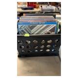 CRATE OF LP REOCRDS, BEATLES, MICHAEL JACKSON,