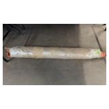 ROLL OF SUEDE RUST COLORED LEATHER