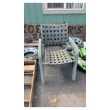 3 STACKING PATIO CHAIRS