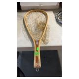 ED CUMMINGS FLINT MI BENTWOOD FLY FISHING NET