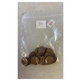50 WHEAT PENNIES