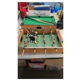 SMALL TABLE TOP FOOSBALL GAME & SMALL TABLE TOP