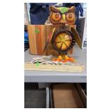 OWL WIND SPINNER & 2 METAL BRACKETS
