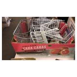 GROUP OF RACKS & PICTURE FRAMES