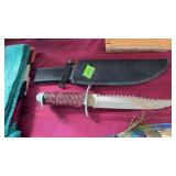 SURVIVAL STYLE KNIFE & SHEATH
