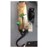 CHATMANS SPRING BALANCE BRASS FACE SCALE &