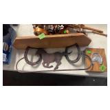 WESTERN THEMED SHELF & TRINKET BOX