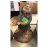 GOLD MINER SCULPTURE, SIGNED