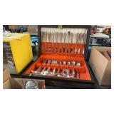 SILVERWARE SET IN STORAGE CASE