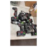 CRAFTSMAN CORDLESS TOOLS W/ BATTERY & CHARGER