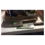 2 ANTIQUE MEAT CLEAVERS